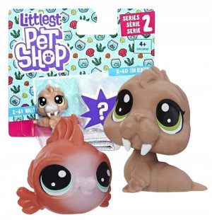 Littlest Pet Shop 2 Figurki Wally Walro + Eda
