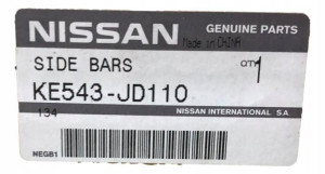 Ke543jd110 Progi Stopnie Boczne Qashqai Oe Nissan