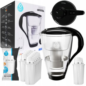 Szklany dzbanek filtrujący Dafi Crystal+10 filtrów
