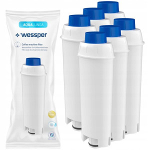 6x Filtr do ekspresu DeLonghi DLS C002 - SER 3017