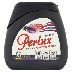 Kapsułki piorące Perlux Black Perły do ciemnych kolorów 552 g (24 sztuki)
