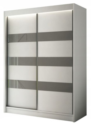 Nowoczesna SZAFA SOL 200cm lacobel opcja LED