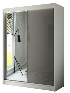 Szafa przesuwna HITRO 150cm LUSTRO opcja LED