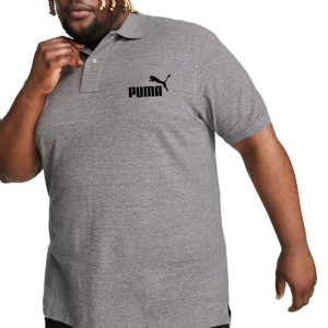  Puma koszulka polo polówka szara męska bawełna plus size 4XL