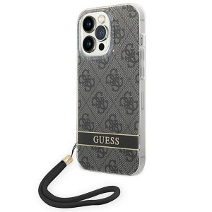 Etui Guess GUOHCP14LH4STK Apple iPhone 14 Pro czarny/black hardcase 4G Prin