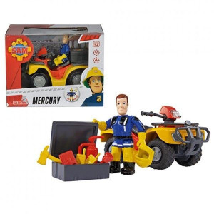 Simba 109257657038 Strażak Sam Quad Mercury Z Figurką
