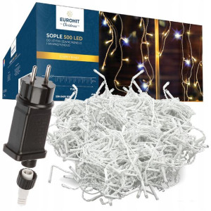 Sople 500 Led +flesh Lampki Kurtyna Świetlna