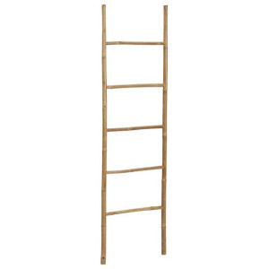 Drabinka na ręczniki, 5 szczebli, 170 cm, bambus
