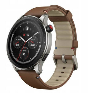 Smartwatch Amazfit Gtr 4 Vintage Brown Leather