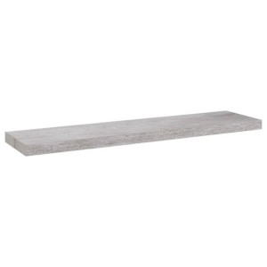 Półka ścienna, szarość betonu, 100 x 23,5 x 3,8 cm, MDF
