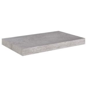 Półka ścienna, szarość betonu, 50x23x3,8 cm, MDF