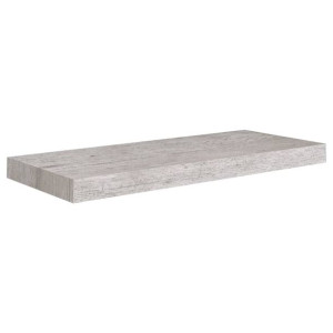 Półka ścienna, szarość betonu, 60x23,5x3,8 cm, MDF