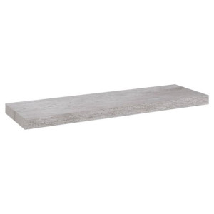 Półka ścienna, szarość betonu, 80x23,5x3,8 cm, MDF