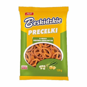 Aksam Beskidzkie Precelki o smaku serowo-cebulowym 120g