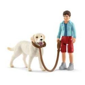 Schleich 42478 Spacer Z Labradorem Retriverem