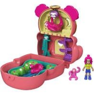 Mattel GTM59/GTM56 polly pocket sloth leniwiec