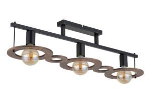 Sigma Plafon Boho Czarno-brązowy Coffee 3 Plafon 32488