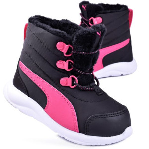 Buty śniegowce Puma Fun Racer Boot Ac PS ocieplane (194281 02) - 31,5