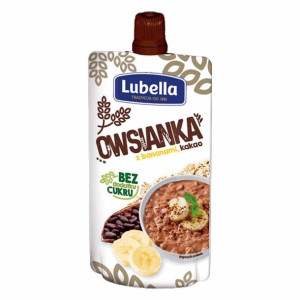 Lubella Mus Owsianka z bananami i kakao bez cukru 100g