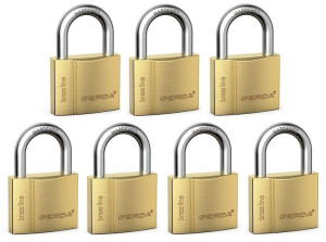 Gerda Brass Line 7 Kłódki System Jednego Klucza 30