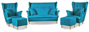 Zestaw wypoczynkowy sofa + 2 fotele Family Meble