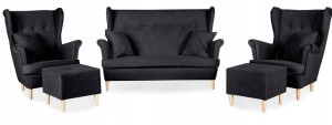 Zestaw wypoczynkowy sofa + 2 fotele Family Meble