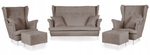 Zestaw wypoczynkowy sofa + 2 fotele Family Meble