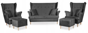 Zestaw wypoczynkowy sofa + 2 fotele Family Meble