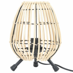 Lampa stołowa, wiklinowa, 60 W, 20x27 cm, E27