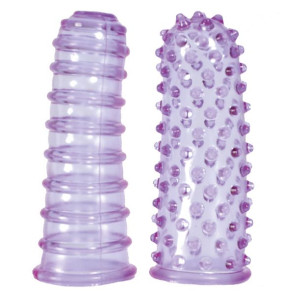 Stymulator-lustfingers Soft + Bumpy Purple