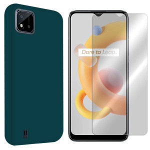 Etui Do Realme C20 Pokrowiec Case Velvet + Szkło