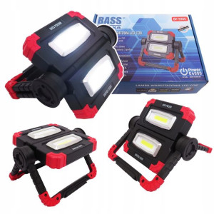 Akumulatorowa Lampa Led Cob Składana Podwójna 40w