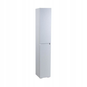 Słupek regał łazienkowy biały 177 cm
