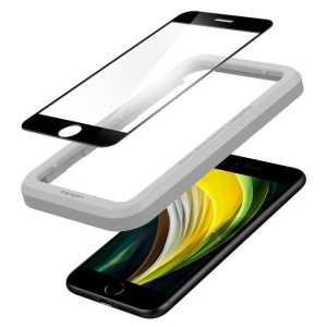 Spigen szkło hartowane ALM GLASS FC do iPhone 7/8/SE 2020/SE 2022 czarna