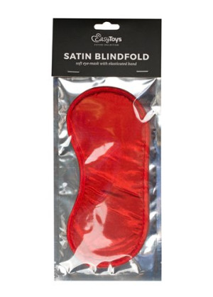 Maska-red Satin Eye Mask