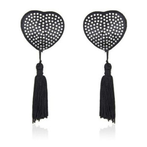 Heart Shine Nipples Tassels (argento)