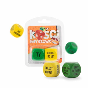 Zabawka - Kości Imprezowe- Imieninowe - Różne Kolory