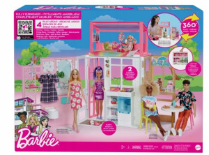 BARBIE HCD47 Kompaktowy domek dla lalek