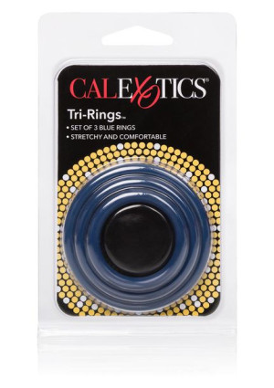 Pierścień-tri-rings Blue