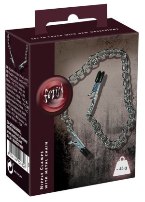 Nipple Chain With Clamps