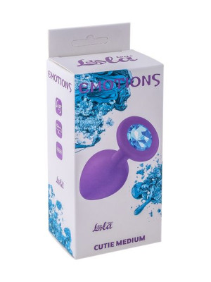 Plug-anal Plug Emotions Cutie Medium Purple Blue Crystal