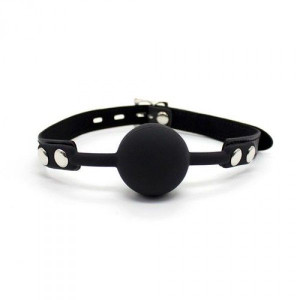 Knebel-ball Gag + Block (nero)