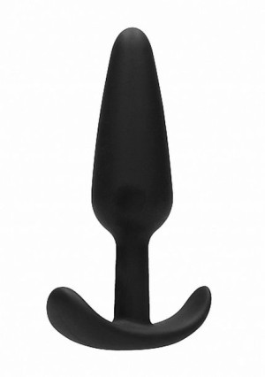 Gilles Medium Cork Butt-plug With Handles - Black