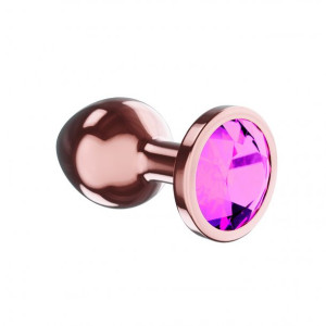 Plug-butt Plug Diamond Quartz Shine S Rose Gold