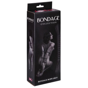 Wiązania-rope Bondage Collection Grey 9м