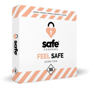 Safe - Condoms Feel Safe Ultra Thin (36 Pcs)