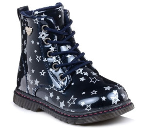 Buty dziewczęce ocieplane Wojtyłko Z23007
