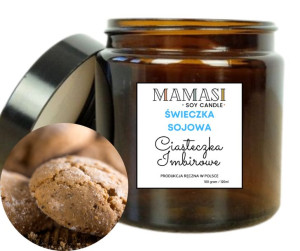 Imbirowe Ciasteczka 120Ml Świeca , Świeczka Sojowa Zapachowa