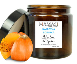 Idealna Dynia 120Ml Świeca , Świeczka Sojowa Zapachowa