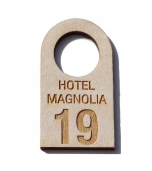 Numerek do szatni brelok do kluczy hotelowych 4x7